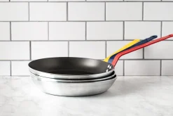 Poêle antiadhésive De Buyer Choc Classic HACCP jaune en aluminium