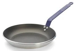 Poêle antiadhésive De Buyer Choc Classic HACCP bleue en aluminium