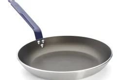 Poêle antiadhésive De Buyer Choc Classic HACCP bleue en aluminium