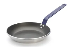 Poêle antiadhésive De Buyer Choc Classic HACCP bleue en aluminium