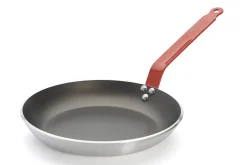 Poêle antiadhésive De Buyer Choc Classic HACCP rouge en aluminium