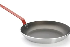 Poêle antiadhésive De Buyer Choc Classic HACCP rouge en aluminium