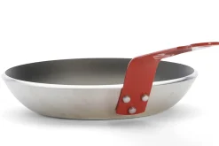 Poêle antiadhésive De Buyer Choc Classic HACCP rouge en aluminium