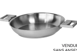 Poêle Cristel Strate Amovible en acier inox 18/10