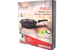 Poêle en fonte Pradel Excellence Premium 32cm façon pierre tous feux/ induction