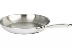 Poêle à frire Cristel Castel'Pro en acier inoxydable 18/10 5 ply