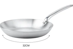 Poêle à frire De Buyer Alchimy en inox 18/10 multicouches 3 plis