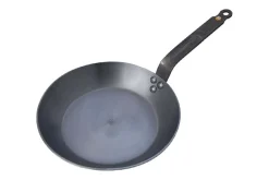 Poêle à frire ronde De Buyer Minéral B Element en fer 24cm