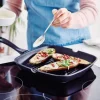 Poêle grill antiadhésive Beka Energy 28x28cm en fonte d'aluminium
