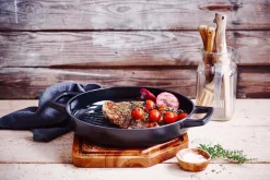 Poêle grill Beka Nori en fonte émaillée 28cm