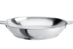 Poêle haute Cristel Strate Amovible en acier inox 18/10