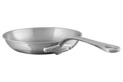 Poêle Mauviel M'Cook tout inox avec poignée fixe compatible induction