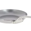 Poêle à omelette De Buyer Mineral B Pro 28cm en acier et poignée en fonte d'inox