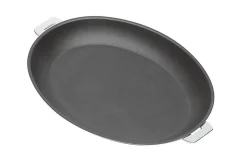 Poêle ovale antiadhérente Cristel Mutine Amovible Exceliss en inox 35cm