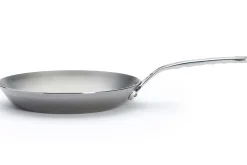 Poêle ronde De Buyer Mineral B Pro 28cm en acier et poignée en fonte d'inox