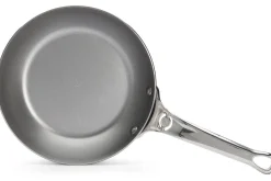 Poêle ronde De Buyer Mineral B Pro 20cm en acier et poignée en fonte d'inox