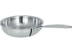 Poêle sautoir Cristel Castel'Pro en acier inoxydable 18/10 5 ply