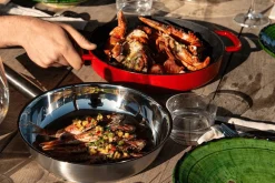 Poêlon Combekk Sous-chef en fonte émaillée rouge