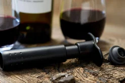 Pompe à vin Le Creuset WA-137 Noir Mat + 3 bouchons