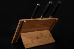 Porte-couteaux magnétique vide pliable Kotai en bambou 30x22cm