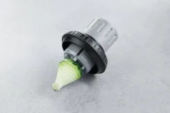 Porte-légumes pour taille-légumes en spirales Gefu Spirelli en acier inox et polymère