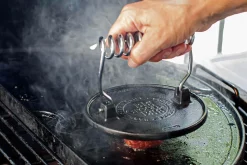 Presse à griller Big Green Egg en fonte émaillée