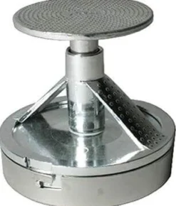 Presse-hamburger avec poussoir inox et fonte d'alu - Diamètre 10cm