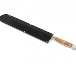 Protège-lame en cuir noir Güde 32cm pour couteau à pain