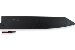 Protège-lame Kanetsugu Saya en bois de magnolia pour couteau Sujihiki Zuiun