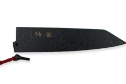 Protège-lame Kanetsugu Saya en bois de magnolia pour couteau universel Zuiun