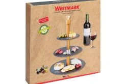 Présentoir 3 étages Westmark Tapas + Friends - 100 mini piques à brochette