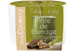 Pâte de fourrage Scrapcooking Pistache Kadaïf pour chocolat Dubaï 200g