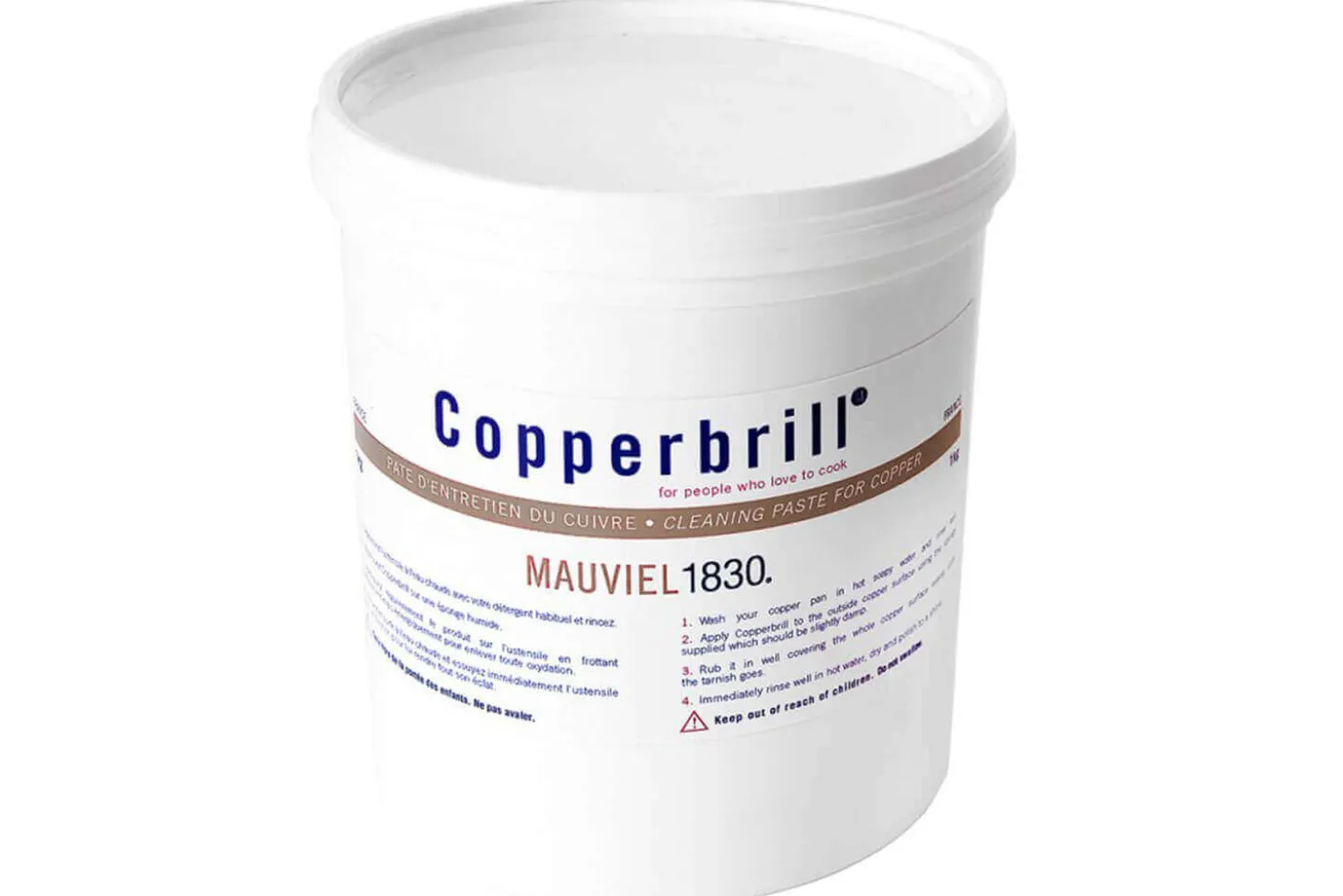 Pâte d'entretien Mauviel Copperbrill pour le cuivre