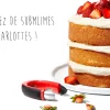 Équeuteur de fraises OXO rouge à pince en inox