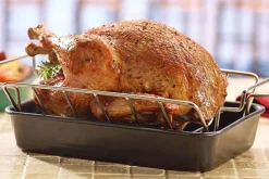 Rack de rôtisserie en V pour barbecues Big Green Egg Small et Medium
