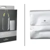 Rafraîchisseur à vin BarCraft en PVC coloris argent avec fermeture velcro ajustable