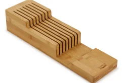 Range-couteaux à 2 niveaux Joseph Joseph DrawerStore Bamboo pour tiroir