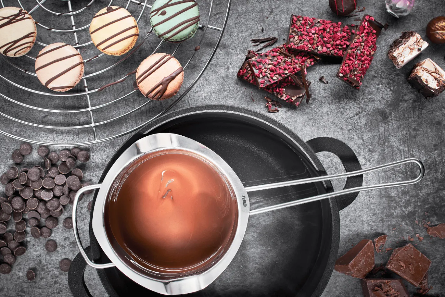 Récipient à bain-marie Gefu Melto en inox