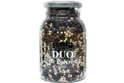 Recharge poivres duo noir et blanc Savor&Sens - 140g