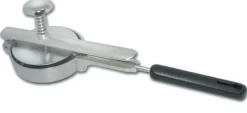 Reconstitueur de steak haché manuel rond en inox