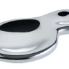 Repose-cuillère Alessi T-1000 tout inox 18/10 design par Valerio Sommella