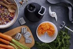 Robot Bamix SliceSy noir pour mixeur Bamix polyvalent