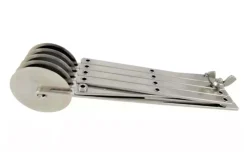 Rouleau multicoupe métal simple 5 roulettes lisses