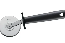 Roulette à pizza professionnelle Triangle acier inox 19cm manche en green grip