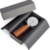 Roulette à pizza Triangle manche bois + coffret
