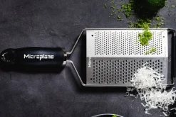 Râpe double lame Microplane Gourmet noir