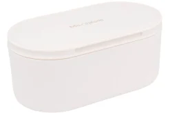 Râpe Microplane 3-en-1 blanche avec boîte de conservation et double couvercle