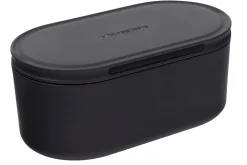 Râpe Microplane 3-en-1 noire avec boîte de conservation et double couvercle