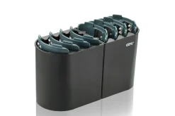 Râpe à tambour Gefu Click avec 5 inserts de lame en acier inox