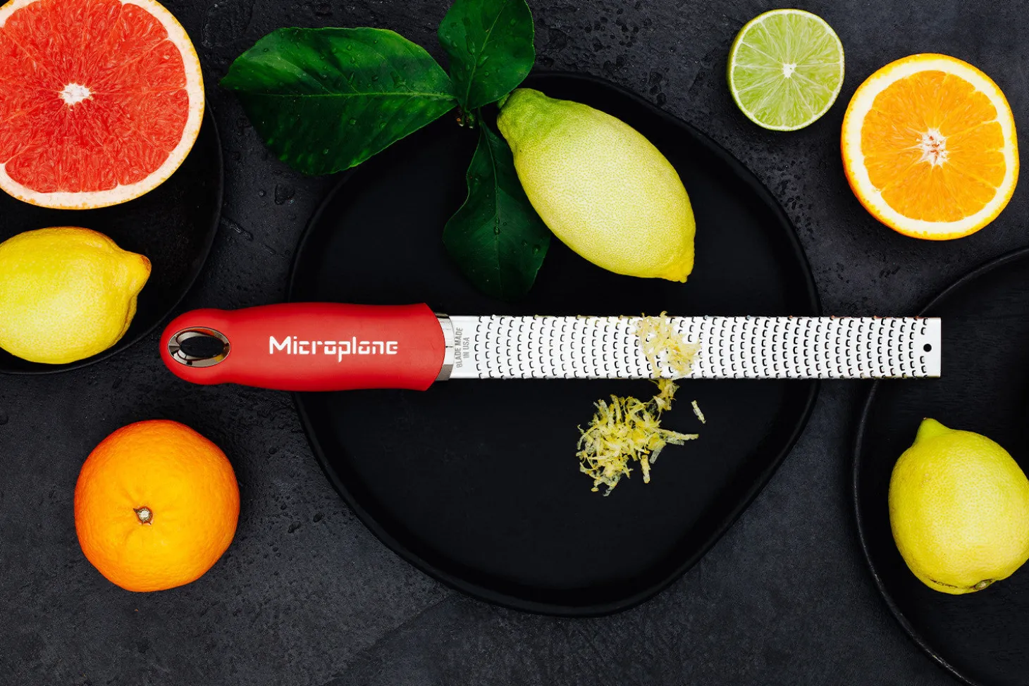 Râpe-zesteur Microplane Premium Classic Rouge Grenade - 20,3cm